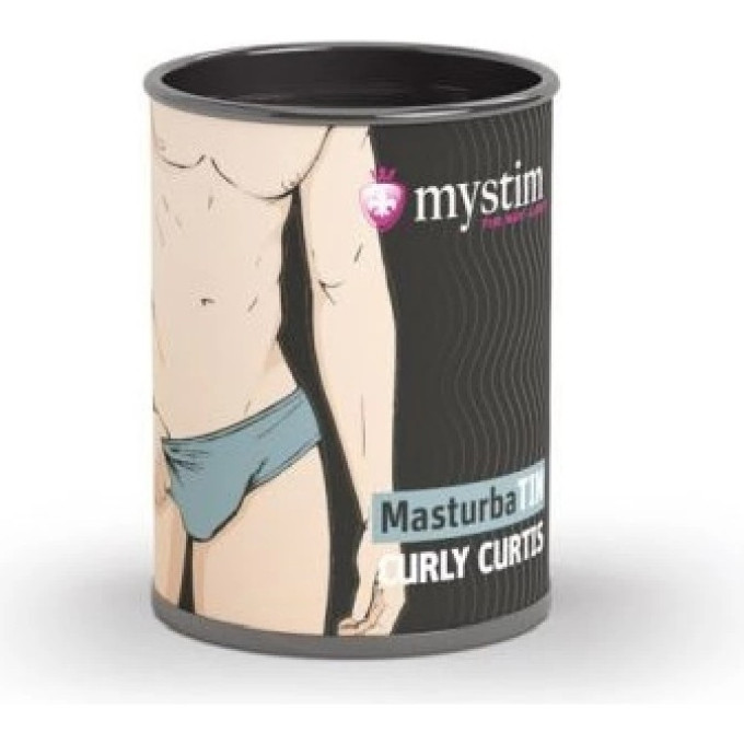 Минимастурбатор компактный MYSTIM MasturbaTIN Curly Curtis Waves 46298